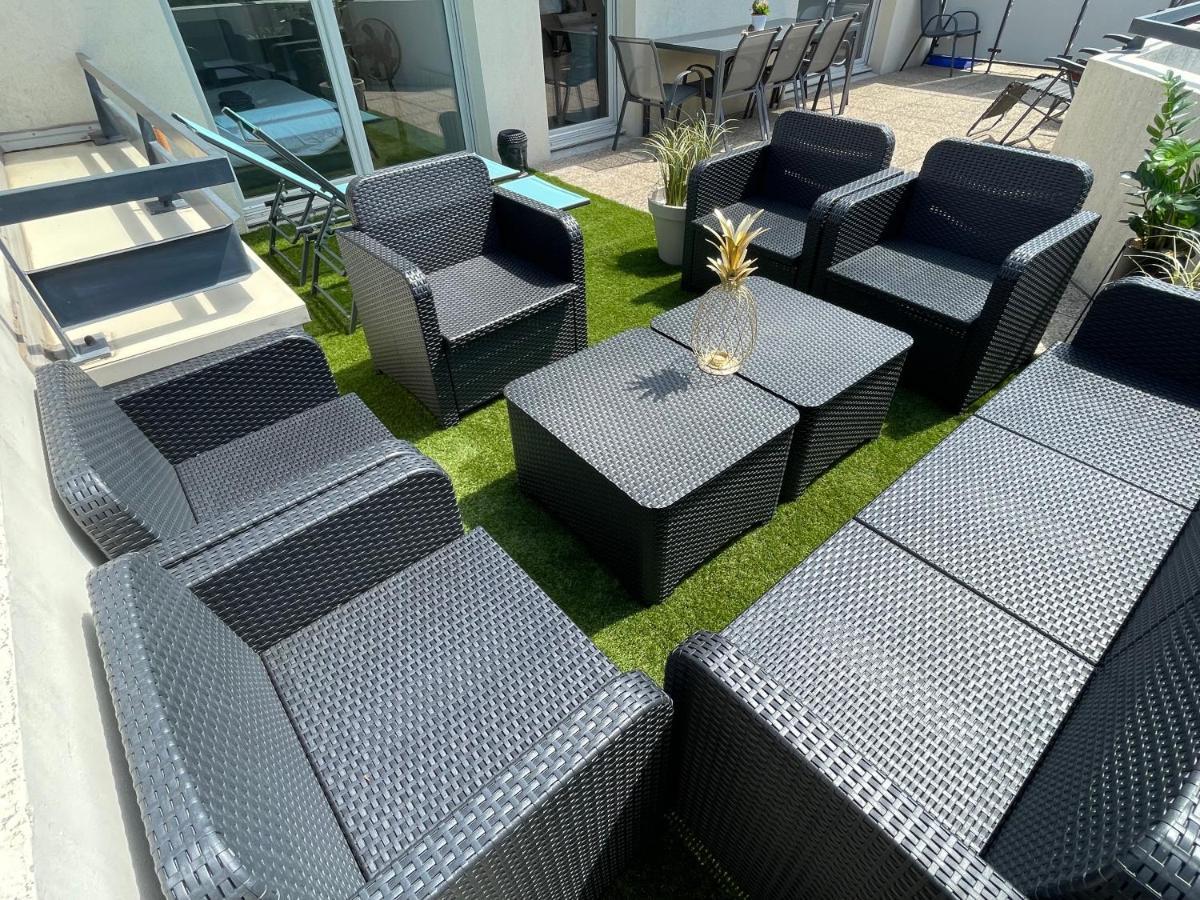 Bngo I Immense Rooftop Lyon I 2 Chambres, 4 Places Parkings, 2 Immenses Terrasses, 8 Personnes Экстерьер фото