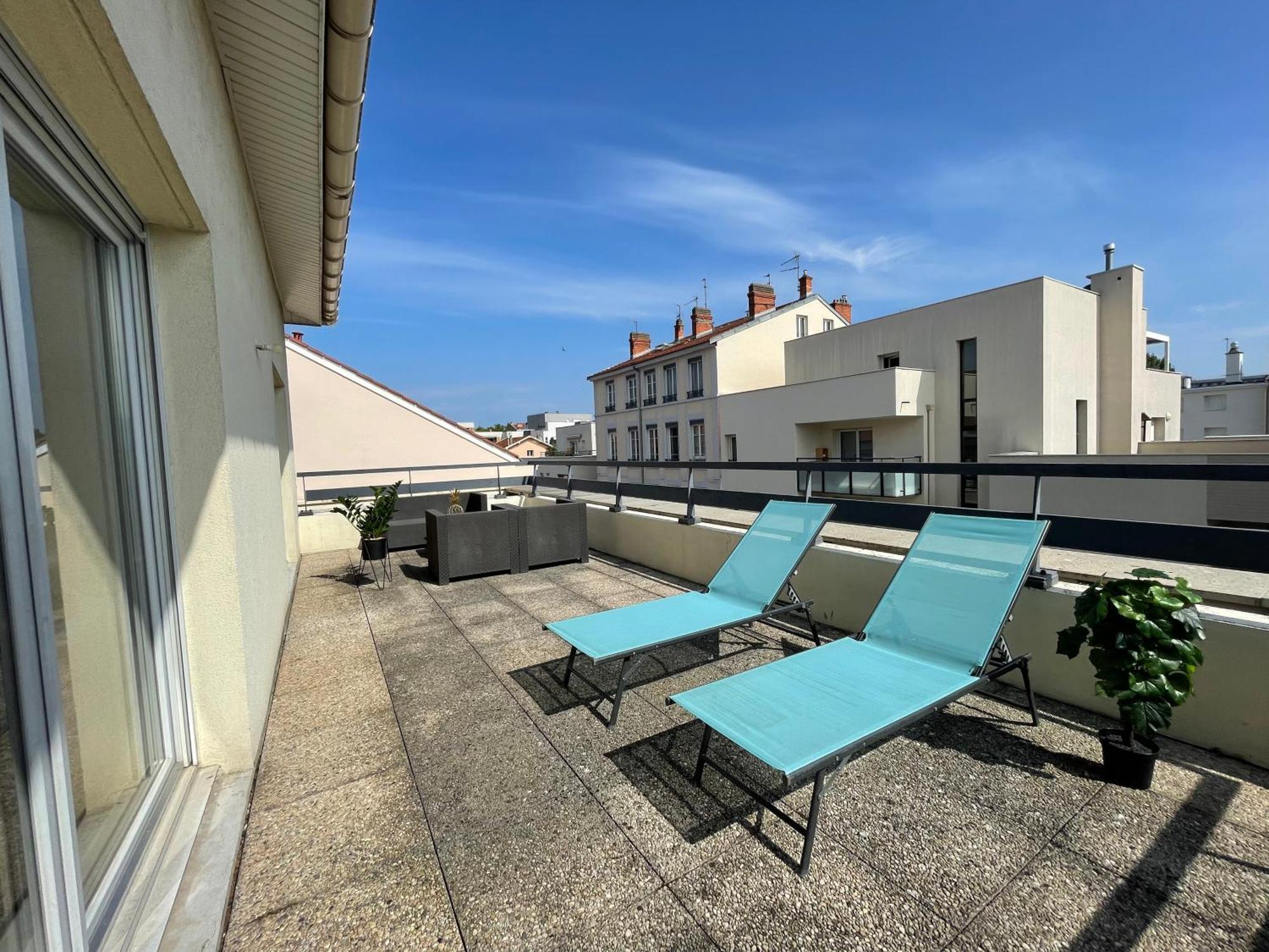 Bngo I Immense Rooftop Lyon I 2 Chambres, 4 Places Parkings, 2 Immenses Terrasses, 8 Personnes Экстерьер фото